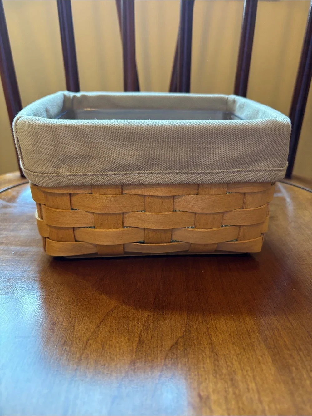 Longaberger Card File Basket Set